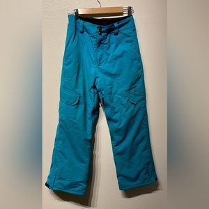 Blue/green small men’s ski pants Armada